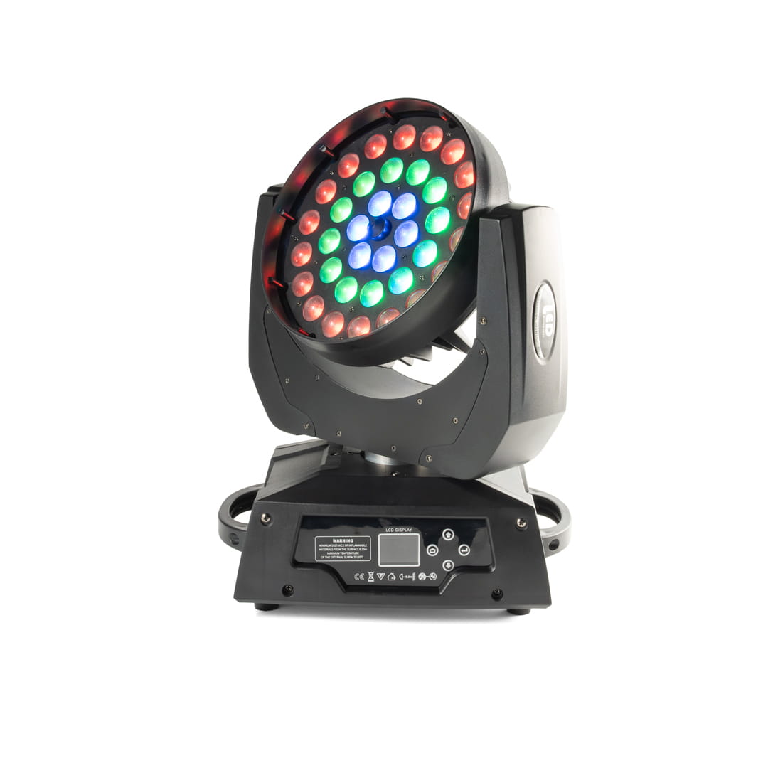 36X10W RGBW 4 in 1/5in1/6in1 Led Zooming Moving Head Light
